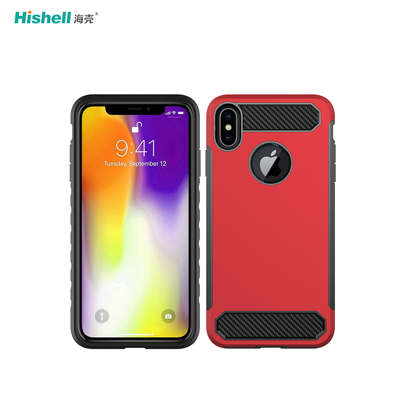 TPU PC 2 In 1 Shockproof Phone Cover For Iphone X