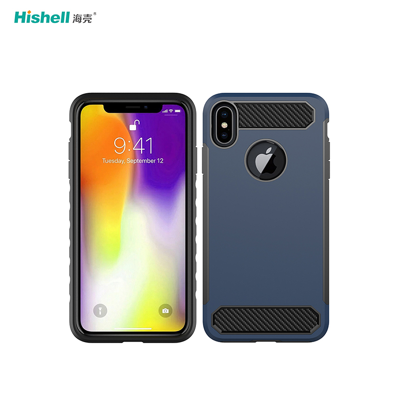 Colorful TPU PC 2 In 1 Shockproof Phone Cover For Iphone Xs Max