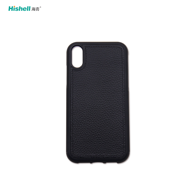 Shockproof Real Leather Mobile Phone Case For Iphone X