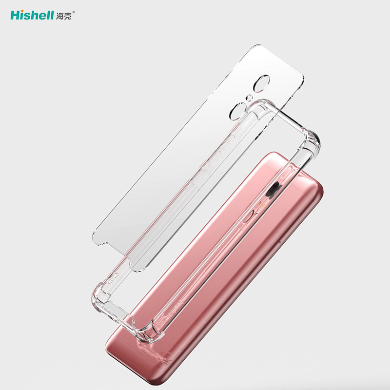 TPU And Acrylic 2 In 1 Transparent Shockproof Phone Cover For Redmi Note 5