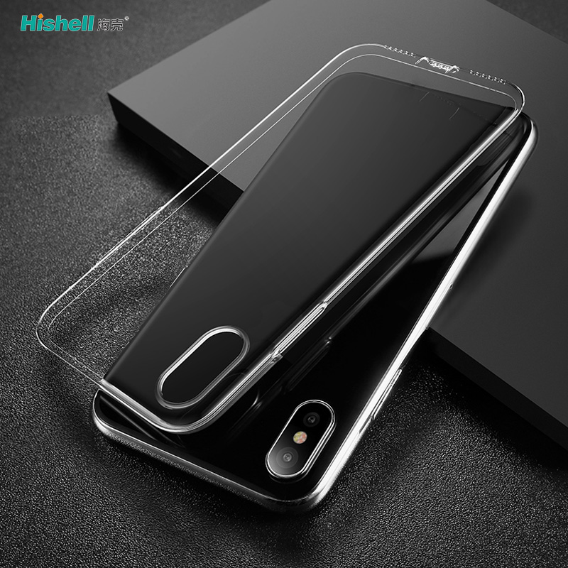 Soft TPU With Dustproof Plug Transparent Phone Case For Iphone XR