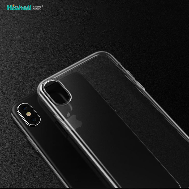 Soft TPU With Dustproof Plug Transparent Phone Case For Iphone XR