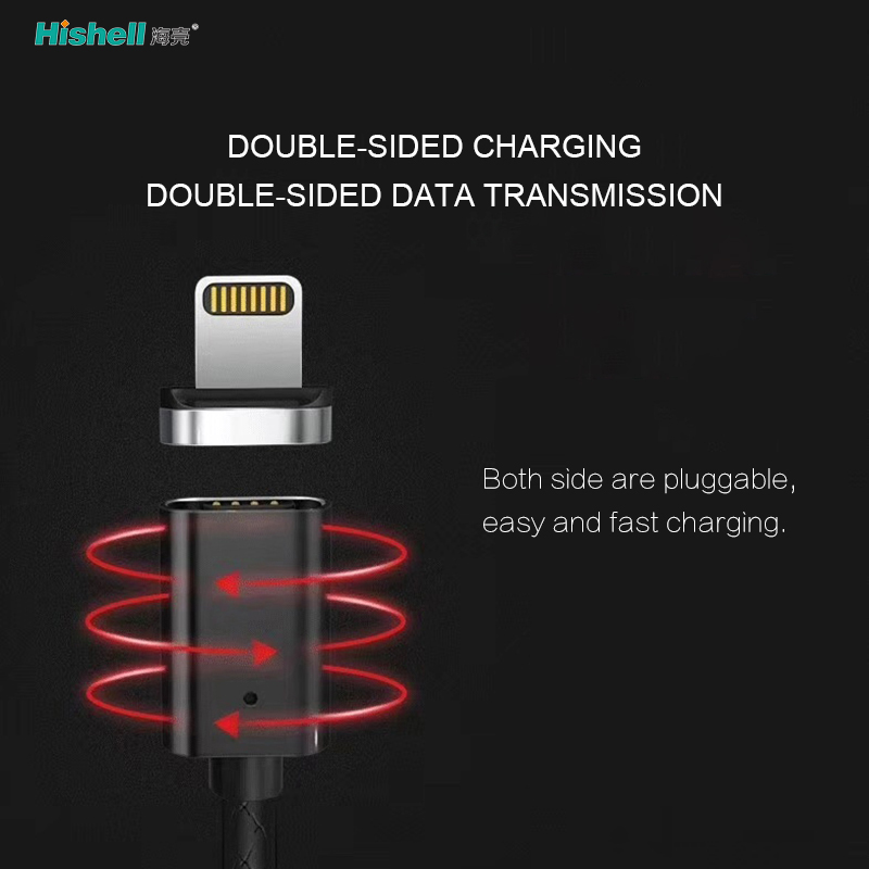 3 in 1 Data Transfer 3A Fast Charging Flat Head Magnetic Cable