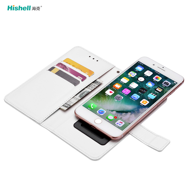 3 Card Universal PU Leather Portable Wallet Mobile Phone Case For Iphone