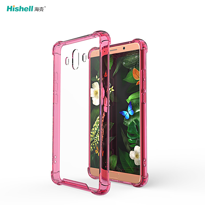 TPU Acrylic 2 In 1 Transparent Shockproof Phone Cover For Huawei Y5