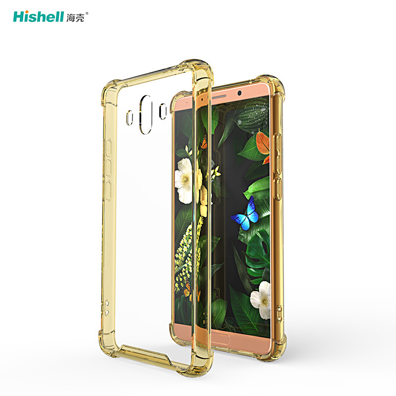 TPU Acrylic 2 In 1 Transparent Shockproof Phone Cover For Huawei Y5