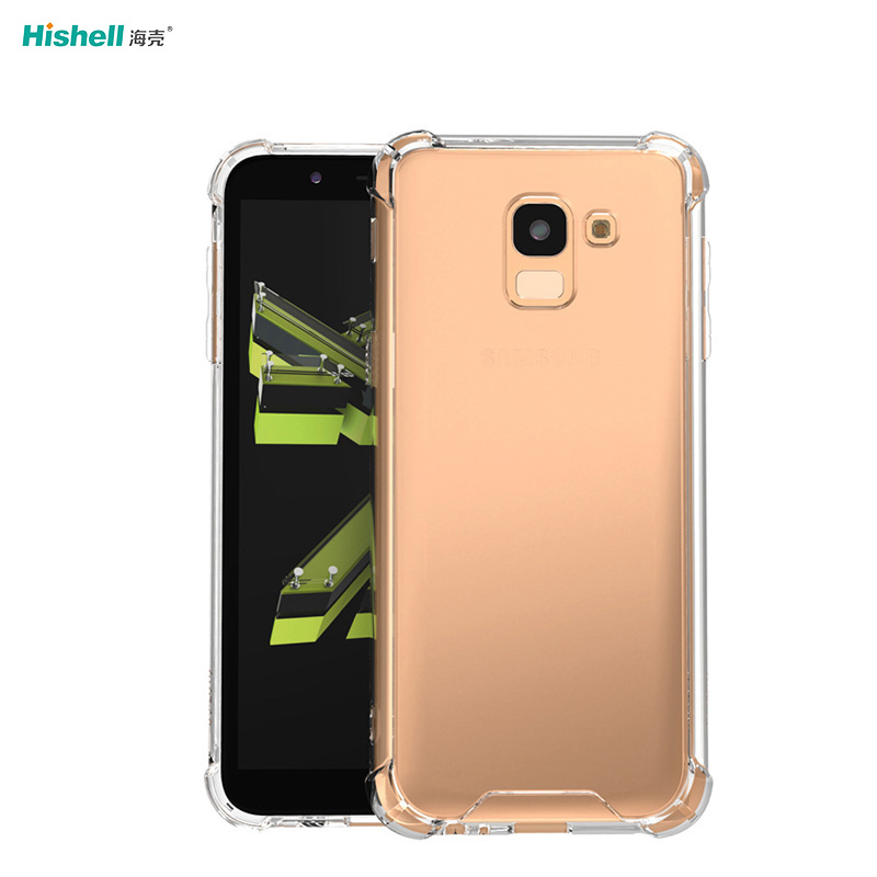 TPU Acrylic 2 In 1 Transparent Shockproof Phone Cover For Samsung S8