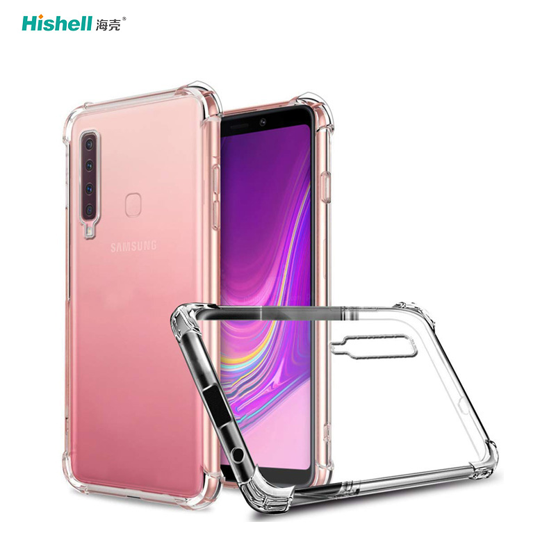 TPU Acrylic 2 In 1 Transparent Shockproof Phone Cover For Samsung Galaxy A9