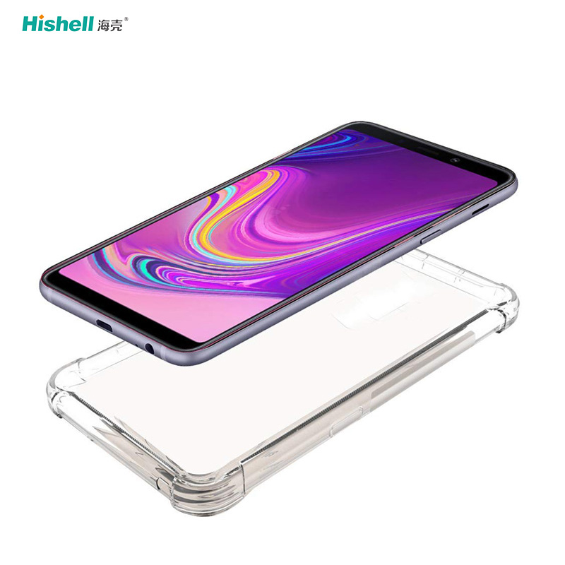 TPU Acrylic 2 In 1 Transparent Shockproof Phone Cover For Samsung Galaxy A9