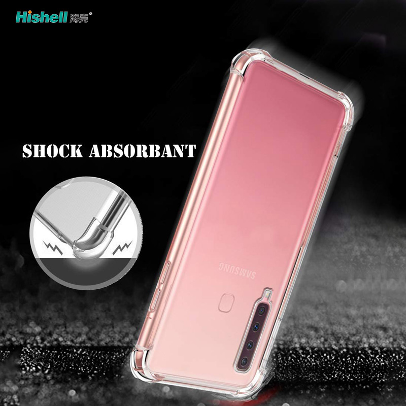 TPU Acrylic 2 In 1 Transparent Shockproof Phone Cover For Samsung Galaxy A9