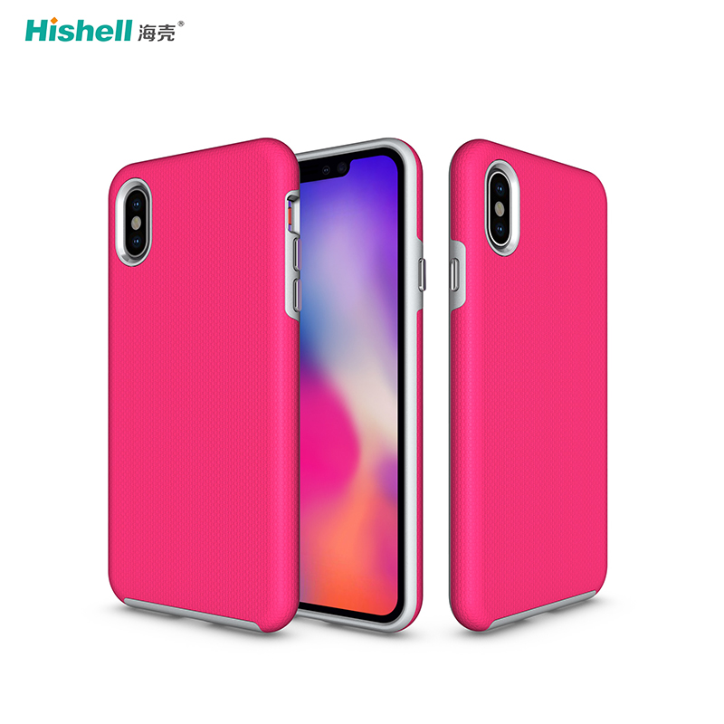 mix colors Non-slip Armor Shockproof Case TPU With PC Phone Case For iPhoneXR/XS/XS Max