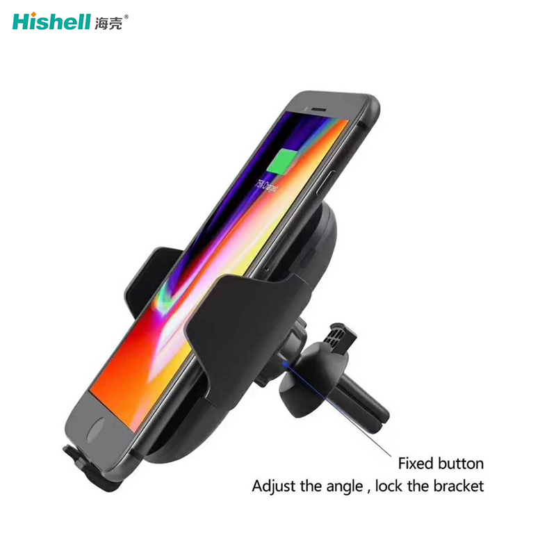 2 In 1 Automatic Infrared Induction Fast Car Charger Intelligent Electric Wireless Car Holder