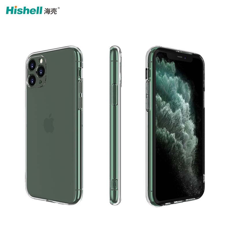 Transparent Soft TPU Back Cover Mobile Phone Shell For iPhone 11 Pro Max Clear Case