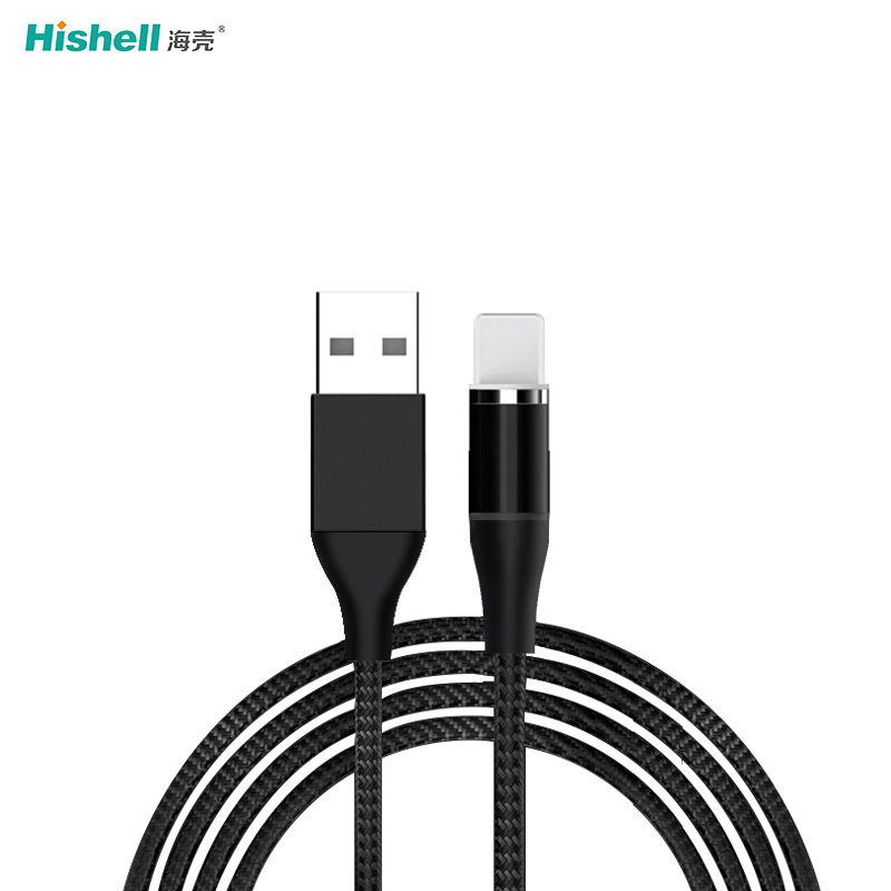 3 in 1 usb Magnetic Braided Data Transfer Fast Charging Usb Cable Micro Type-c Magnetic Charger Smartphone usb Cable