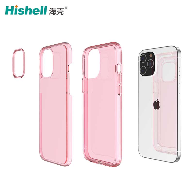 Factory Price Mobile Phone Back Cover Clear Hard PC hybrid phone case for iphone 12