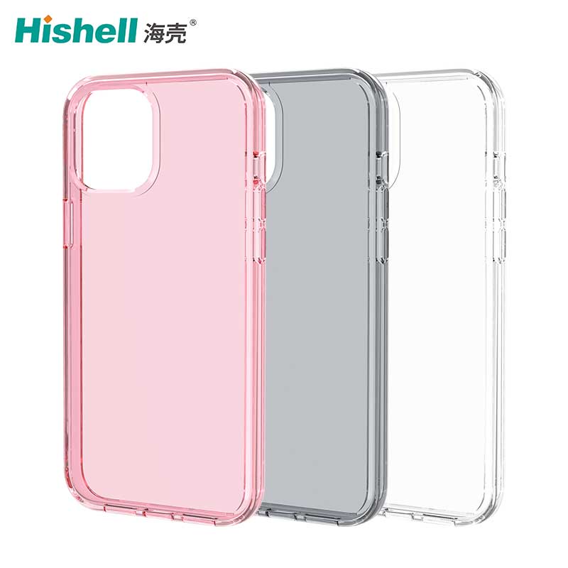 Factory Price Mobile Phone Back Cover Clear Hard PC hybrid phone case for iphone 12