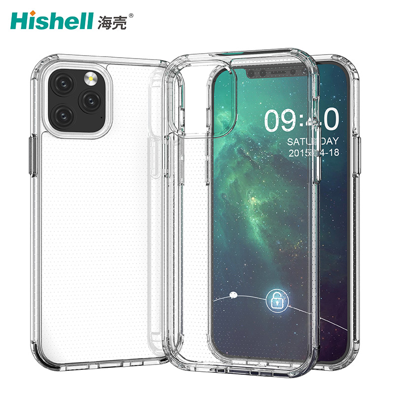 High-quality German Bayer material transparent crystal TPU mobile phone case for iPhone 12
