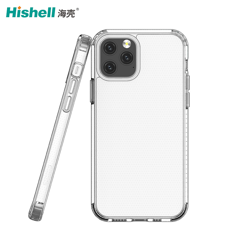 High-quality German Bayer material transparent crystal TPU mobile phone case for iPhone 12