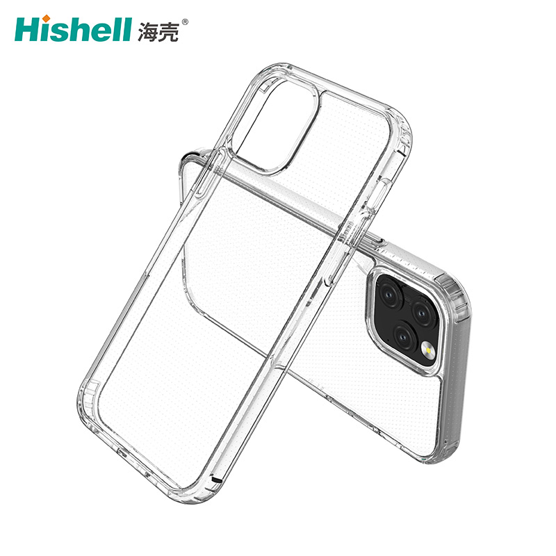 High-quality German Bayer material transparent crystal TPU mobile phone case for iPhone 12