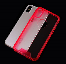 Cell phone Crystal Acrylic TPU Case for iPhoneX