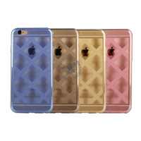 TPU 3D Diamond-Lattice Phone Case for iPhone 6