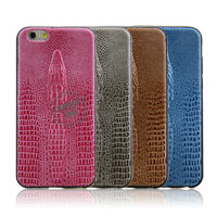 TPU and Crocodile PU Leather Mobile Phone Case for iPhone 6