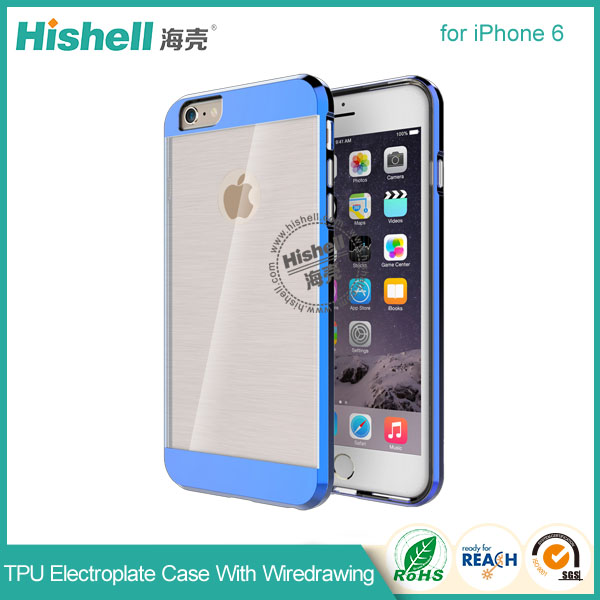 TPU electroplate case with wiredrawing for iphone6-4.jpg