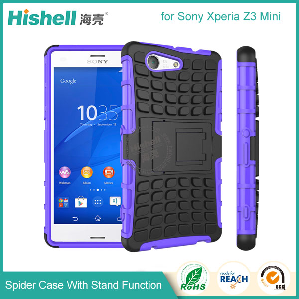 Spider Case With Stand Function for sony Z3 mini-2.jpg