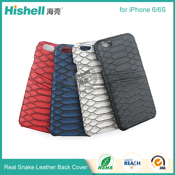 Real snake leather back cover  for iPhone 6-6S -7.jpg