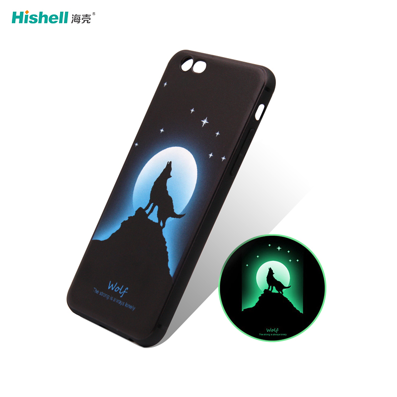 Fashion Luxury Luminous TPU Mobile Phone Case  for iPhone Xs